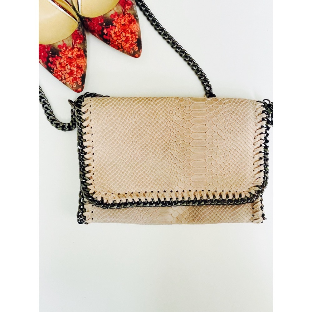 Borse In Pelle Italian Leather Crossbody Bag - Picture 2 of 15